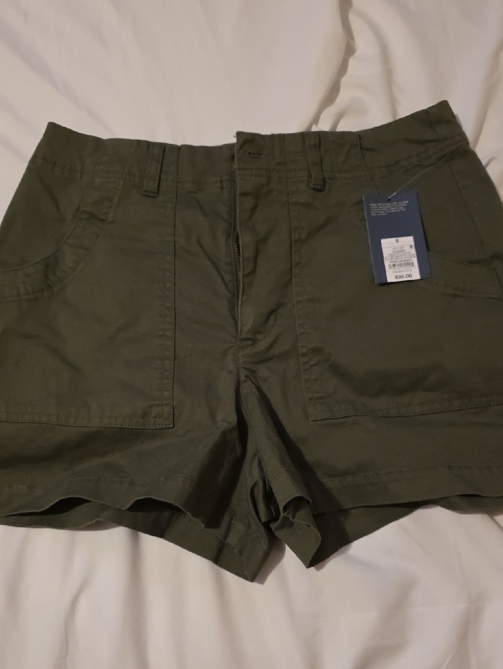 Universal Thread Women’s Utility Shorts Trio - Olive, Beige & Khaki - Picture 2 of 14